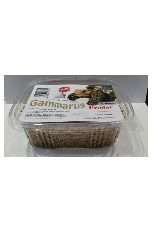 GAMMARUS PRODAC 90 Gramos + CALCIO Bandeja
