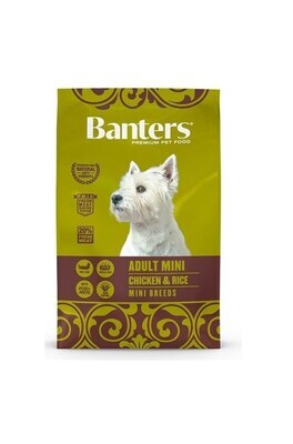 BANTERS DOG ADULT MINI 3 KG. Chicken&Rice