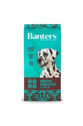 BANTERS DOG SENSITIVE SALMON&POTATO 3 KG.