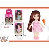 MUNECA SILICONA CON ACCESORIO EXP:8PCS