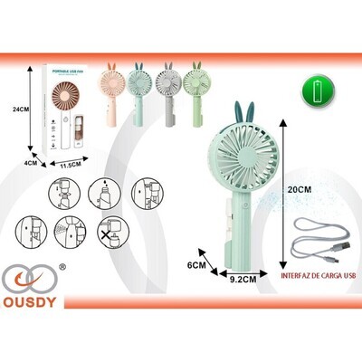 VENTILADOR CONEJO CON USB