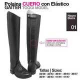 POLAINA CUERO CON EL�STICO GAITER