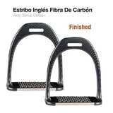 ESTRIBO INGL�S FIBRA CARB�N FINISHED 1904-CA NEGRO