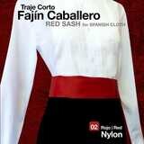 TRAJE CORTO FAJIN CABALLERO ROJO