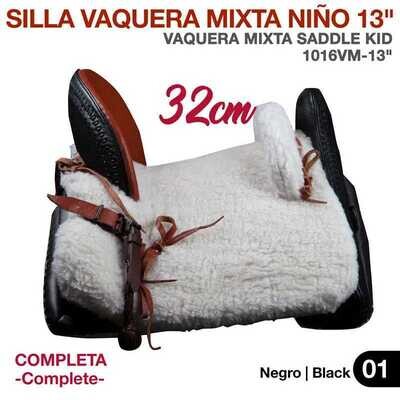 SILLA VAQUERA MIXTA NI�O 13" (32cm) COMPLETA