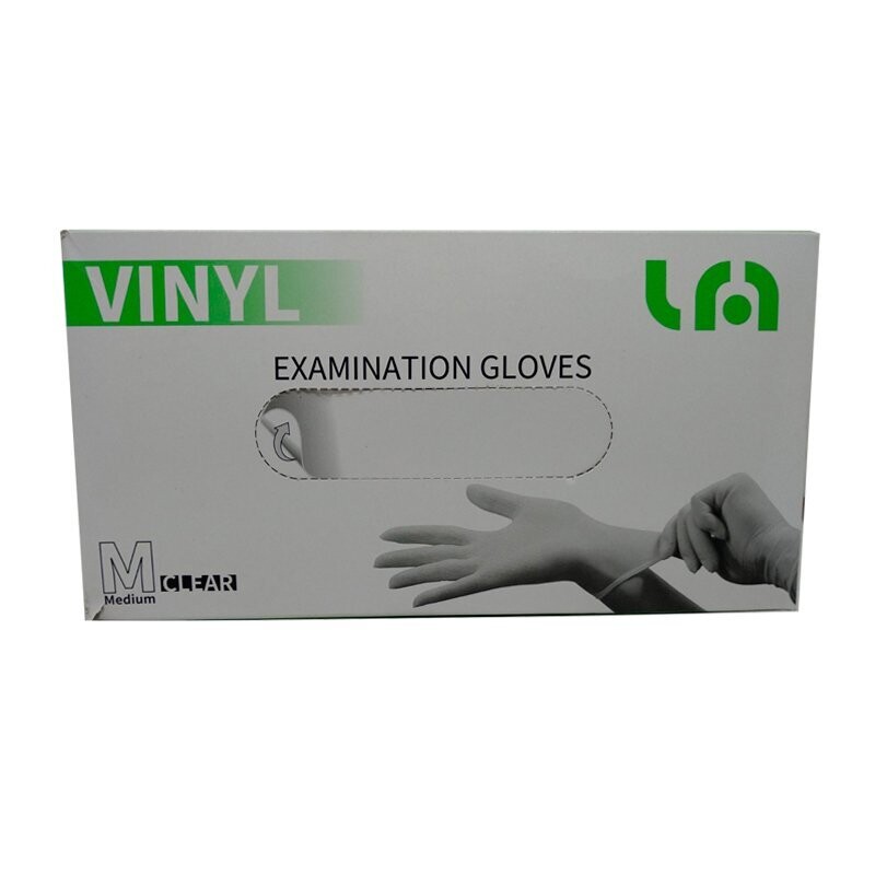 Guantes de Vinilo Natural Kinefis sin Polvo (100 Unidades) Guantes de Vinilo Natural Kinefis sin Polvo (100 Unidades)