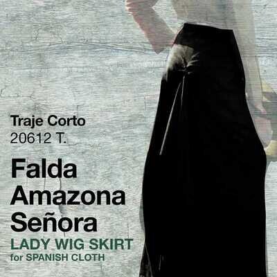 TRAJE CORTO FALDA AMAZONA SE�ORA 20612 T.