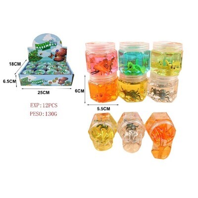 SLIME 130G CON INSECTO EXP:12PCS