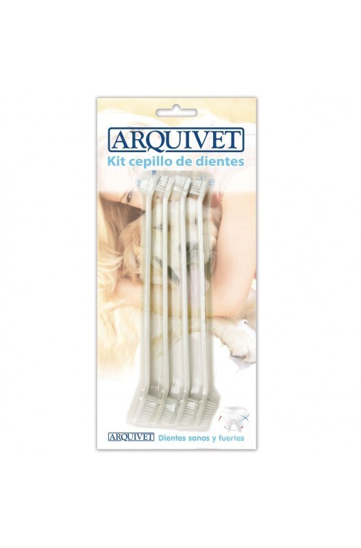 CEPILLO DE DIENTES DOBLES SET 4 UDS. Arquivet.