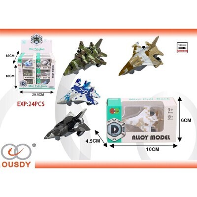 AVION COMBATE MILITAR  EXP:24PCS