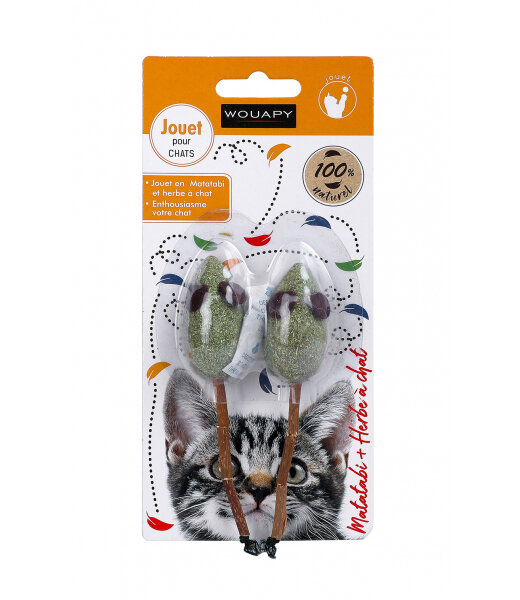 2 RATONES MATATABI CON CATNIP