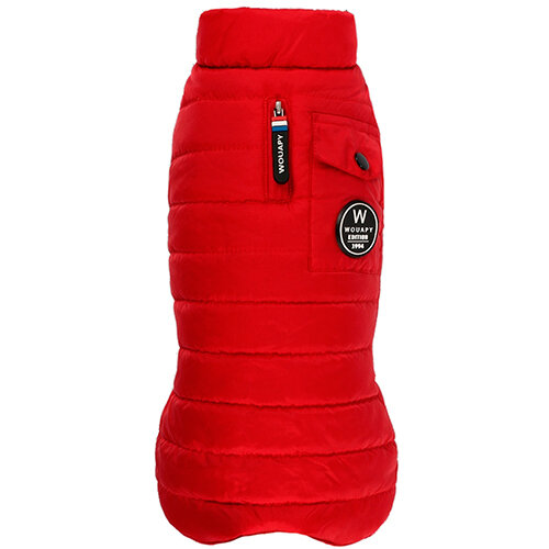 ABRIGO BASIC DOWN JACKET ROJO