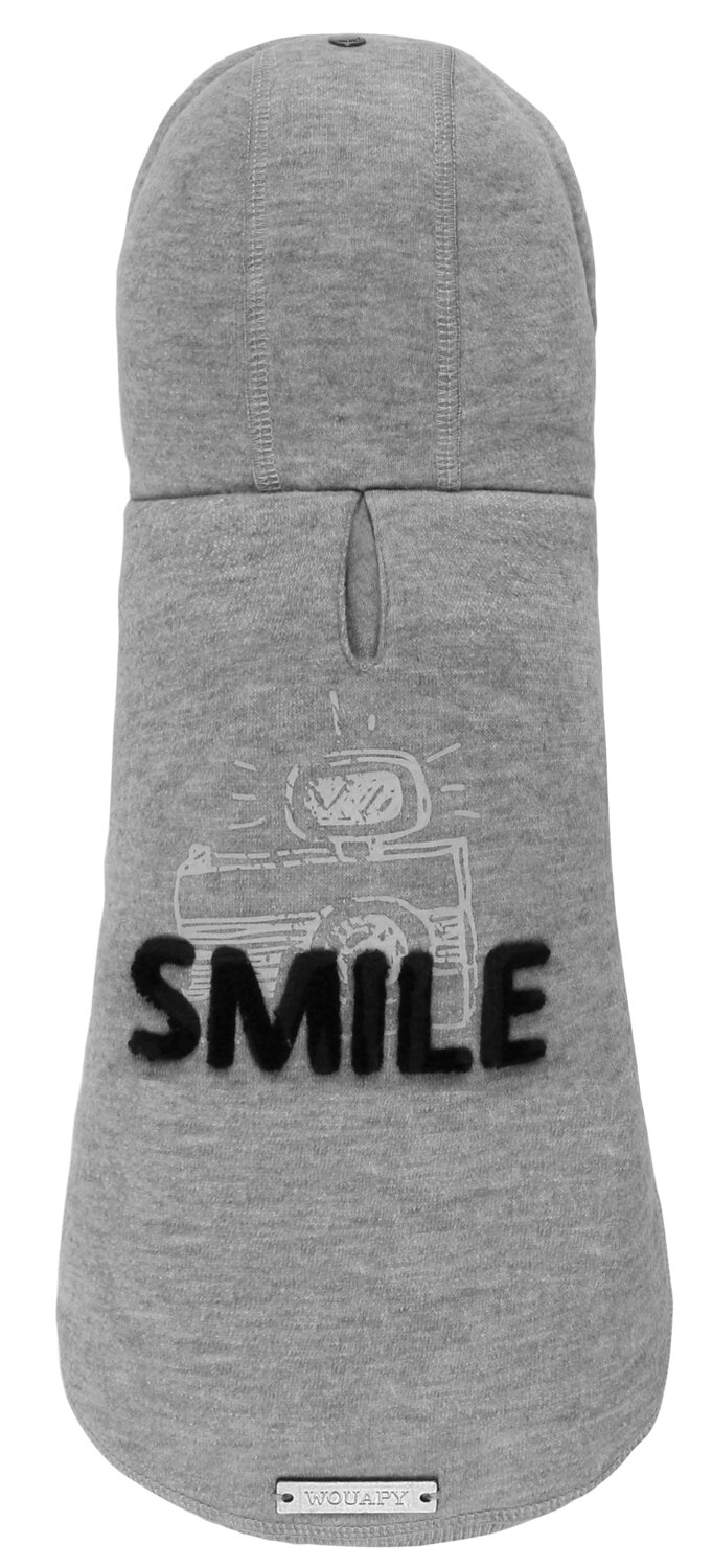 ABRIGO FANT HOODIE CLIC CLAC GRIS