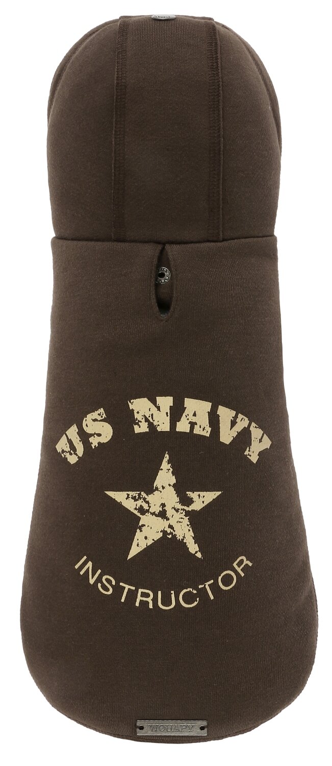 ABRIGO FANT HOODIE INSTRUCT MARRON