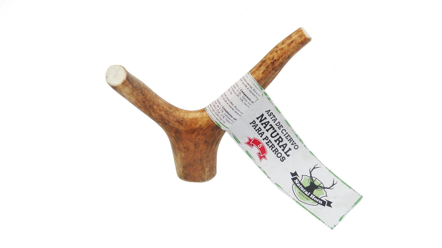 ASTA DE CIERVO NATURAL HORN TALLA S