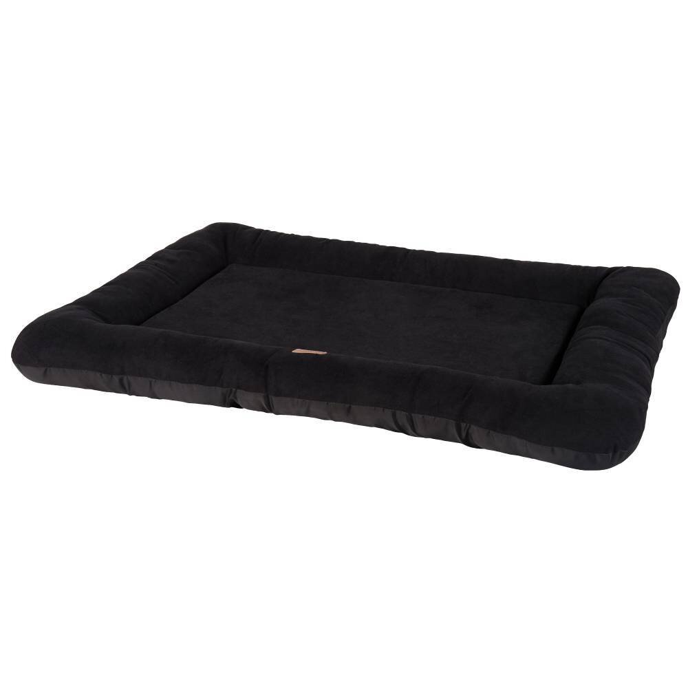 CAMA BASIC MATTRESS BORDURE SUEDE NEGRO