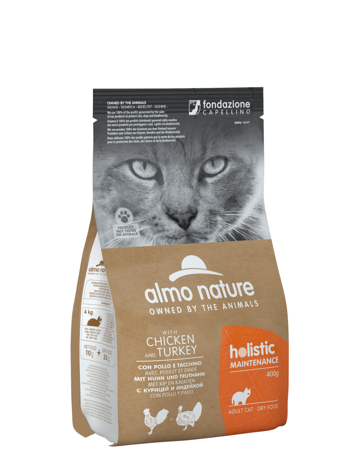 CAT DRY HOLISTIC ADULT POLLO Y PAVO