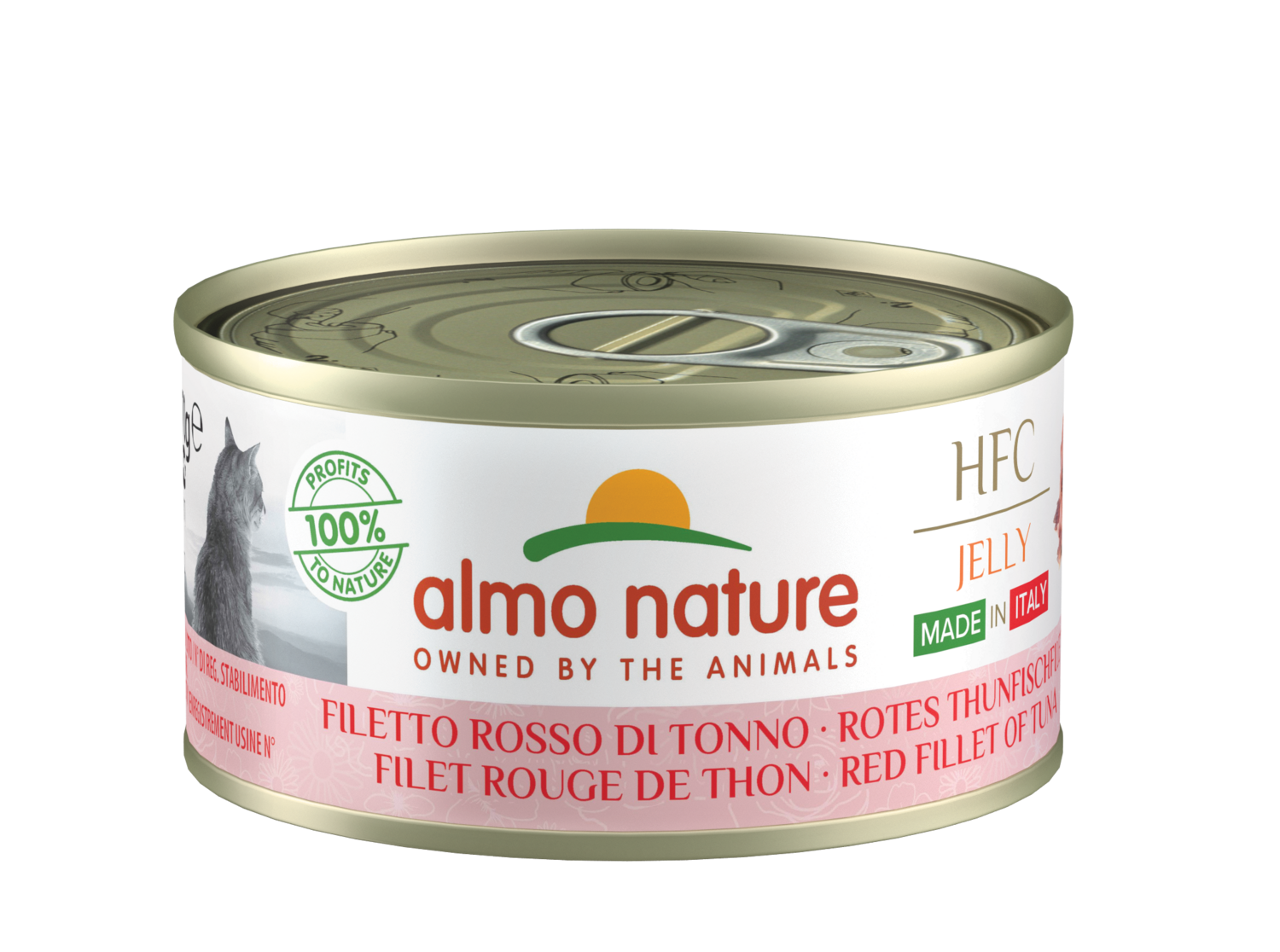 CAT WET HFC NATURAL ITALY JELLY 70G DOS UNIDADES