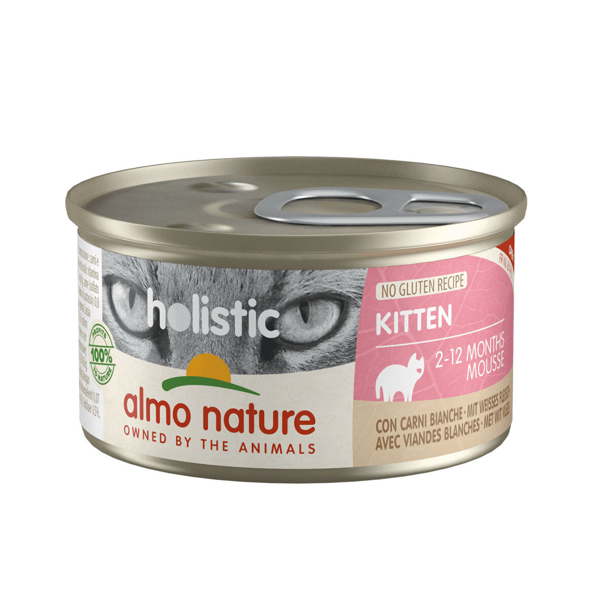 CAT WET HOLISTIC KITTEN NO GLUTEN DOS UNIDADES