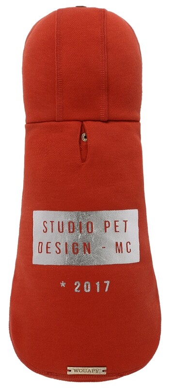 ABRIGO FANT HOODIE STUDIO ROJO