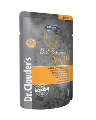 CAT WET BEST SELECTION N1 POLLO Y ARANDANOS