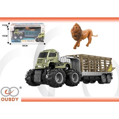 CAMION FRECCION CON LEON