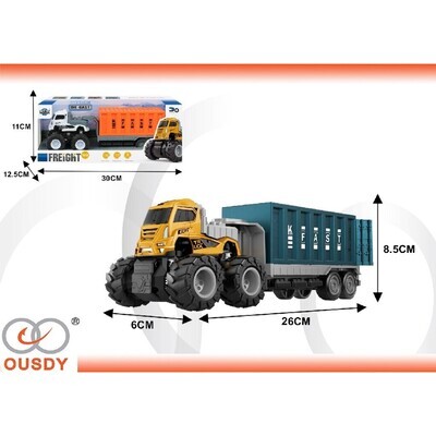 CAMION DE CONTENEDOR METALICO AFRICCION