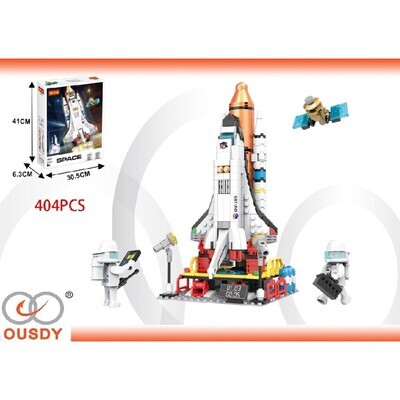 PUZZLE DE BLOQUE COHETE 404PCS