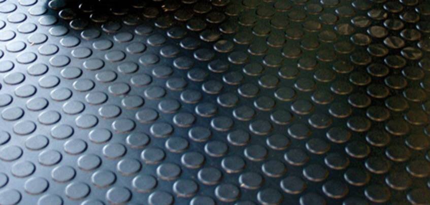 PAVIMENTO PVC CIRCULOS NEGRO LESTARE 1MM  1,50X25 METROS ROLLO