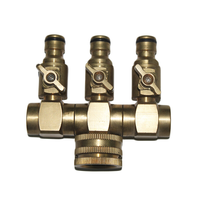 CONECTOR TRIPLE DE LATON