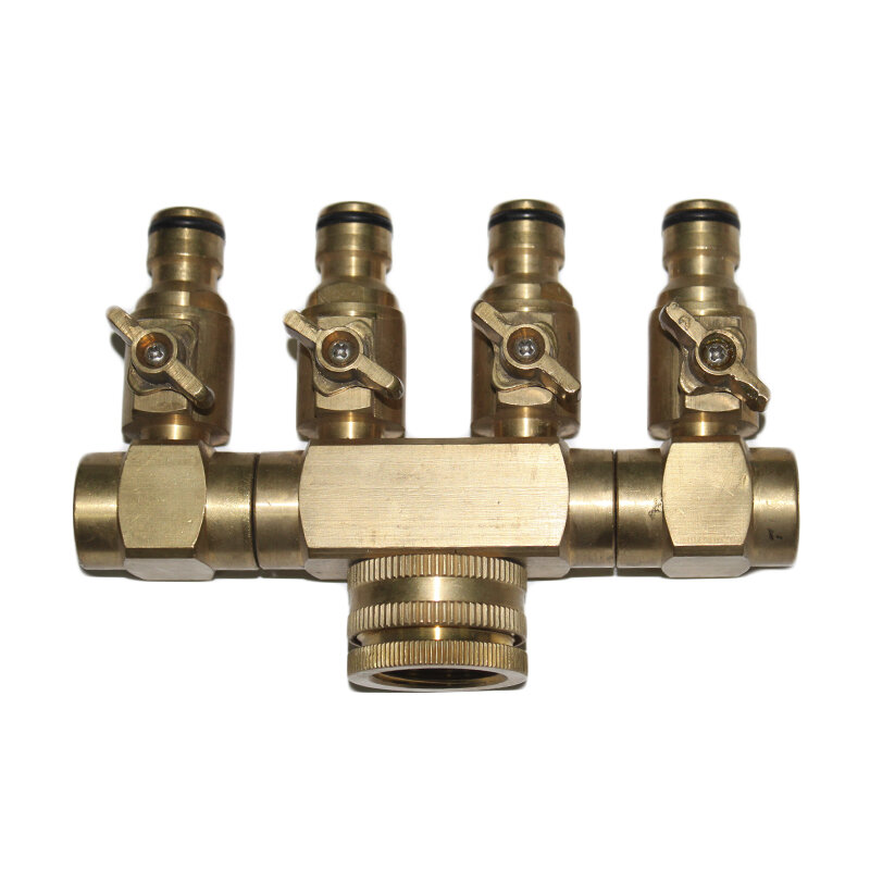 CONECTOR CUADRUPLE C/GRIFO LATO