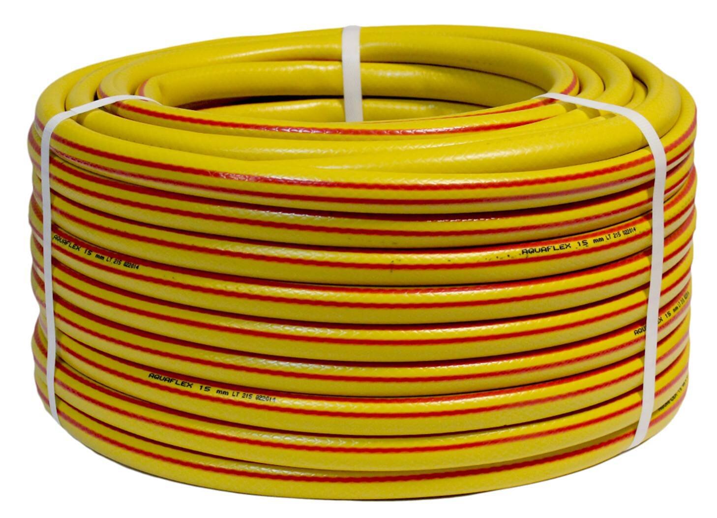 AQUAFLEX TRENZADA AMARILLA 25 MM X 50 MT BONERVA