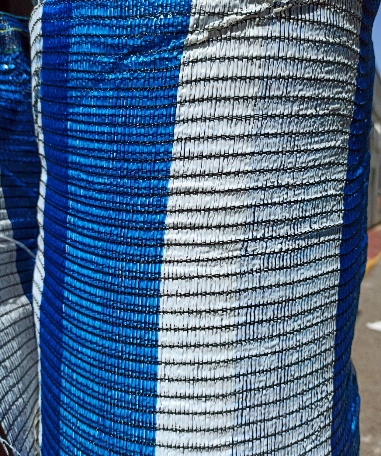 MALLA SOMBRA PLANA AZUL/BLANCA BONERVA 4X100 MT