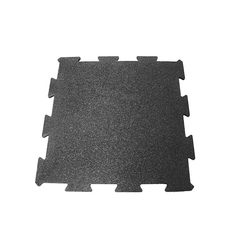 LOSETA CAUCHO INTERLOCKING LESTARE 1000X1000X20 MM NEGRA