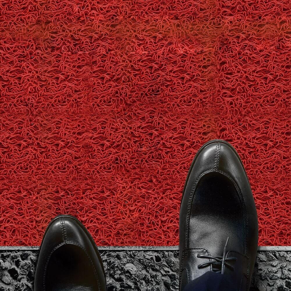 FELPUDO RIZOS TRANSIT CON BASE LESTARE  1,22X12 MT GRIS