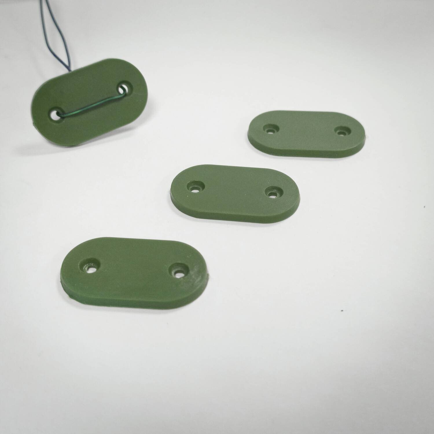 GRAPA FIJACION PARA CA�IZO PVC BONERVA VERDE BOLSA 26 UNID.