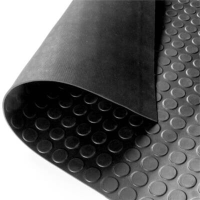 PAVIMENTO CIRCULOS NEGRO LESTARE 3MM  2,00X15 METROS ROLLO