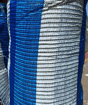 MALLA SOMBRA PLANA AZUL/BLANCA BONERVA 2X100 MT