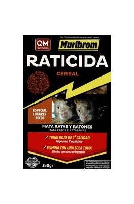 RATICIDA QM BR.CEREAL Estuche 150 Gr.