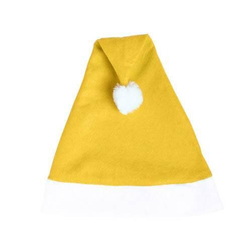 GORRO PAPA NOEL AMARILLO