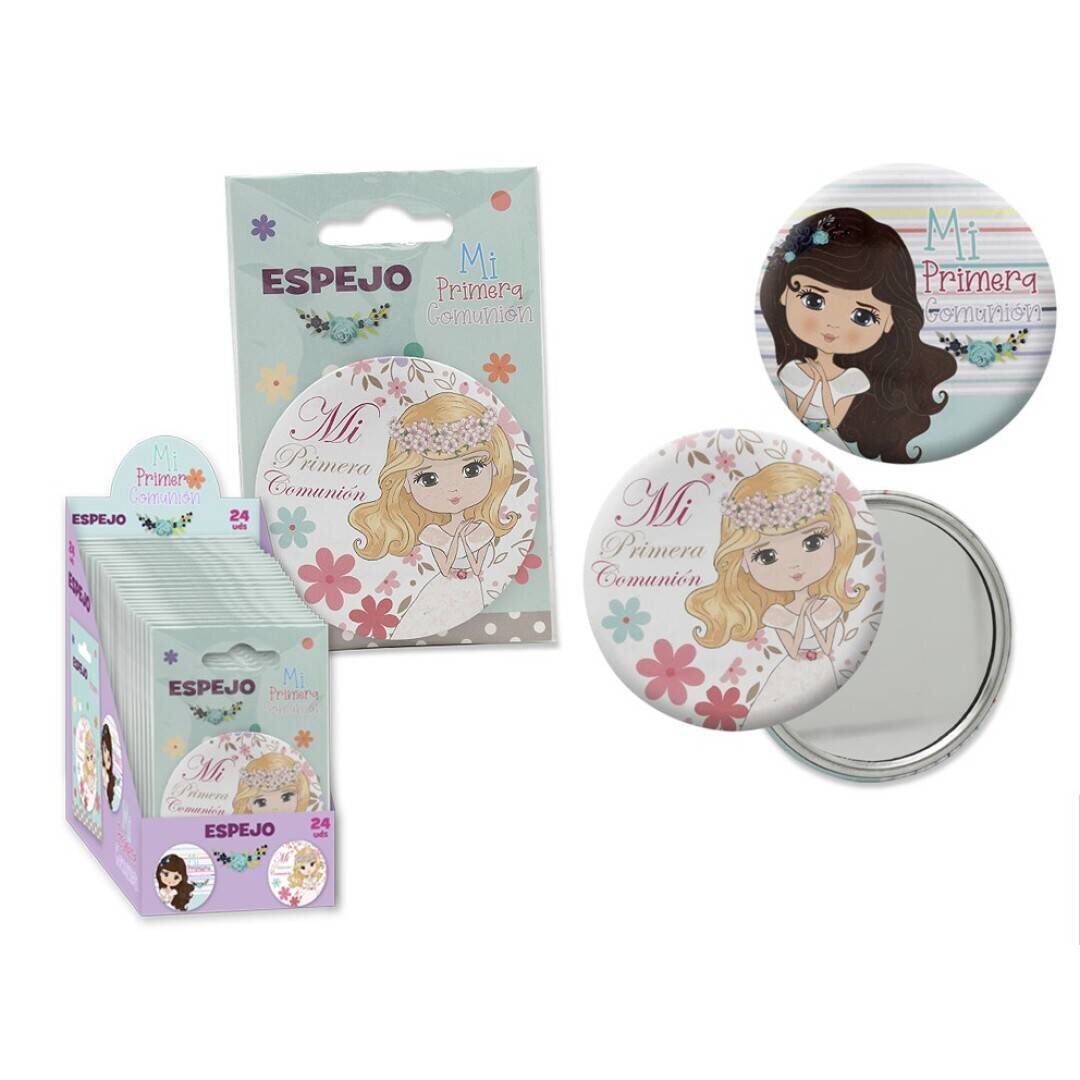 ESPEJO BOLSILLO COMUNIÓN NIÑA EN DISPLAY