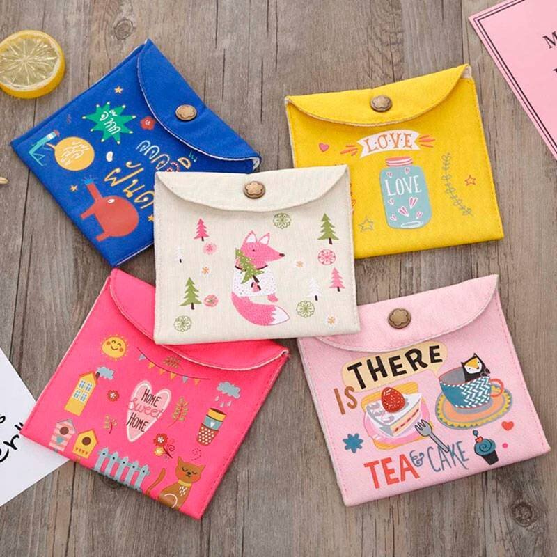 PORTATODO PORTAMASCARILLA DE TELA 13 X 13 CM