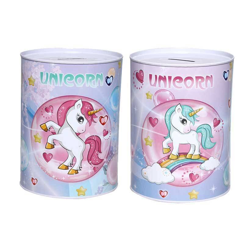 HUCHA METÁLICA UNICORNIOS