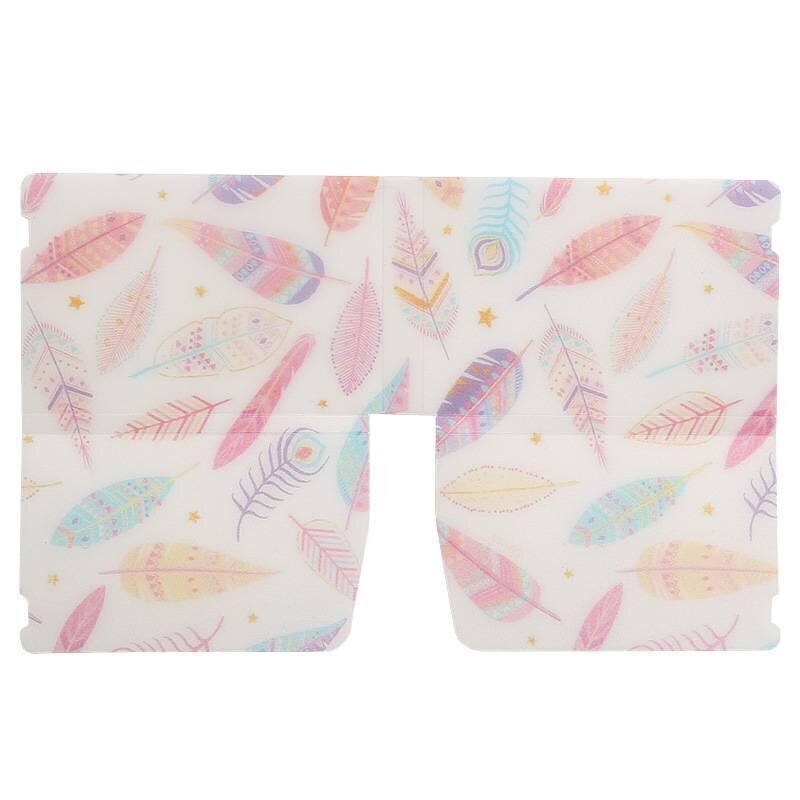 LOTE 10 ESTUCHES PORTAMASCARILLAS "ÁTNICO PLUMAS"