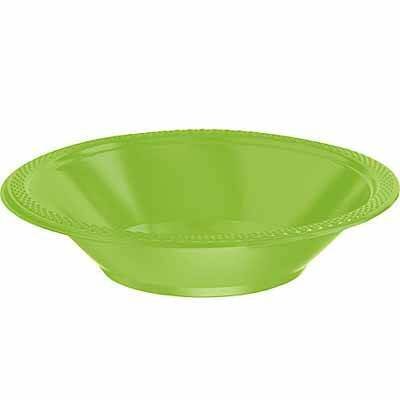 PACK DE 20 BOL DE PLÁSTICO VERDE KIWI