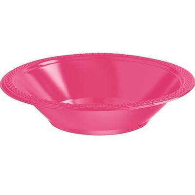 PACK DE 20 BOL DE PLÁSTICO ROSA FUCSIA