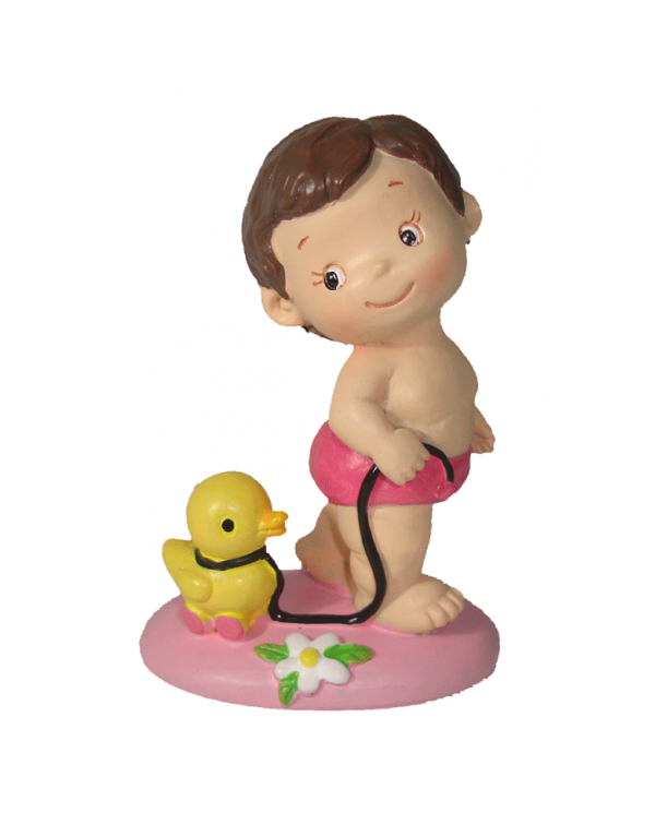 FIGURA PASTEL NIÑA "PATITO"