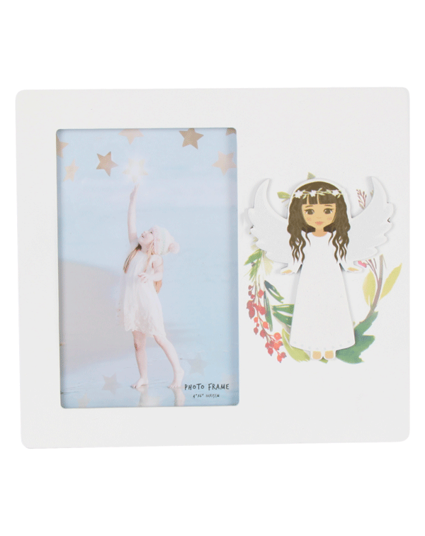 PORTAFOTOS DE MADERA COMUNIÓN NIÑA