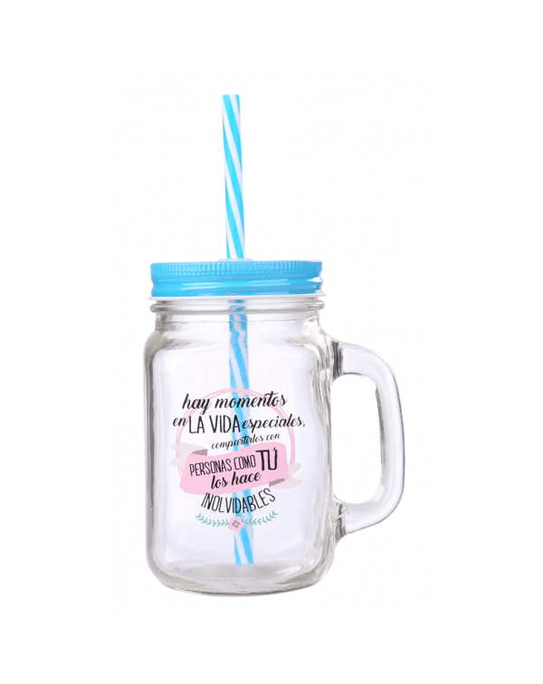 JARRA CRISTAL CON CAJA "MOMENTOS ESPECIALES"