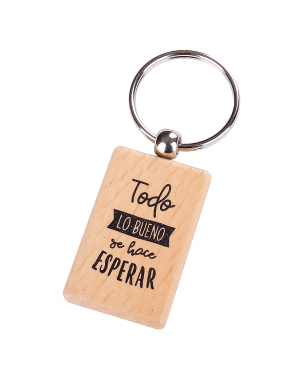 LLAVERO MADERA "TODO LO BUENO"